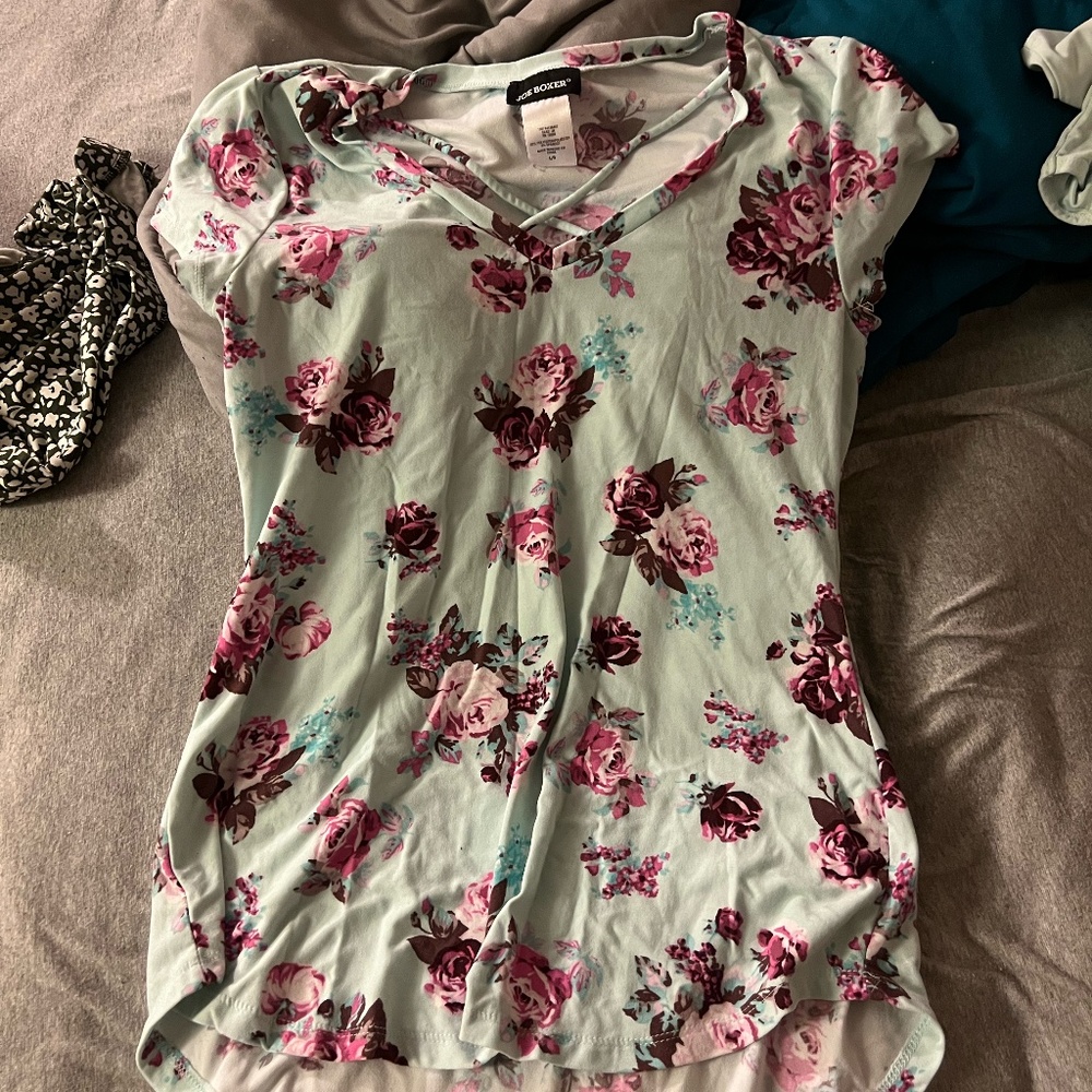 Joe Boxer flower shirt size Large